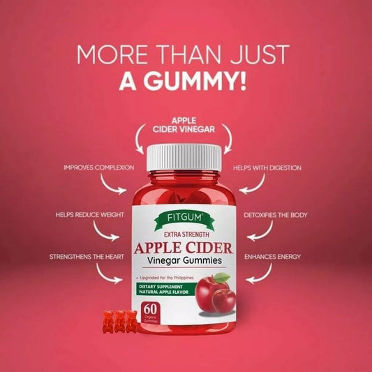 FitGum - Extra Strength Apple Cider Vinegar Gummies (Original) Product Description View description