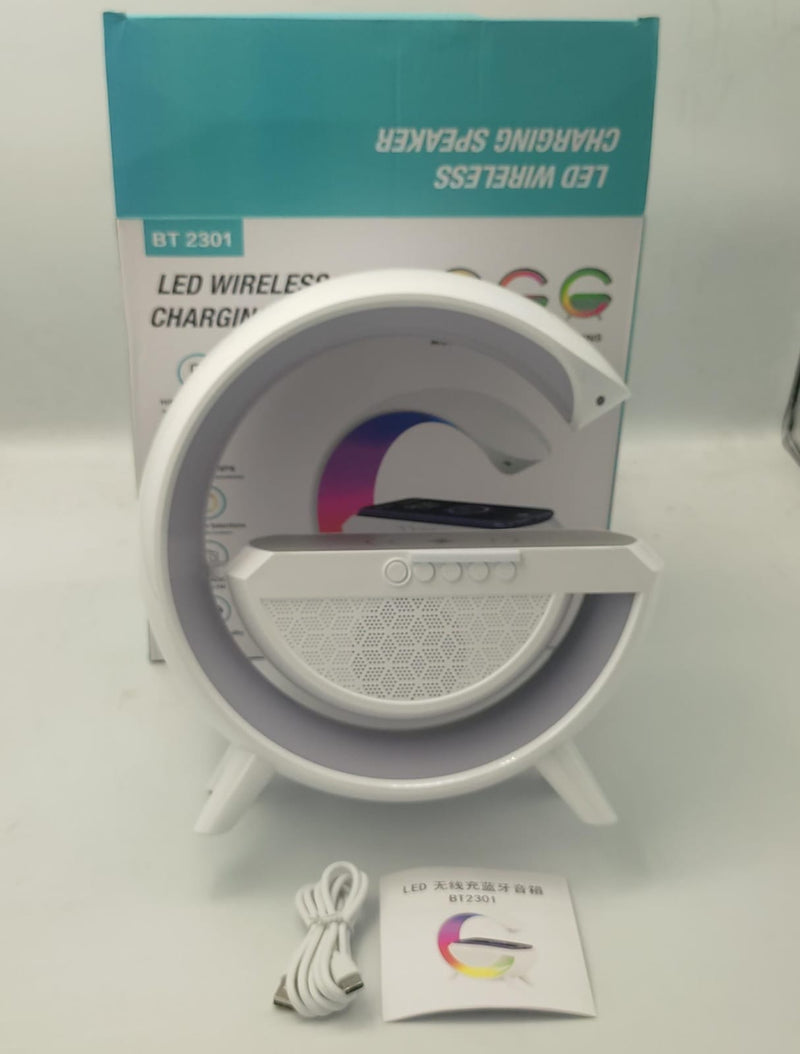 Led Wireless Charger Speaker Product Description