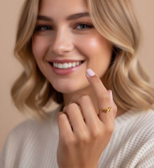 New Custom Name Ring