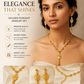 Elegant Pendant Ovel Necklace Set