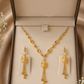 Elegant Pendant Ovel Necklace Set