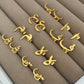 Custom Stud Earring Arabic