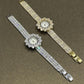 Elegant Pearl Halo Watch