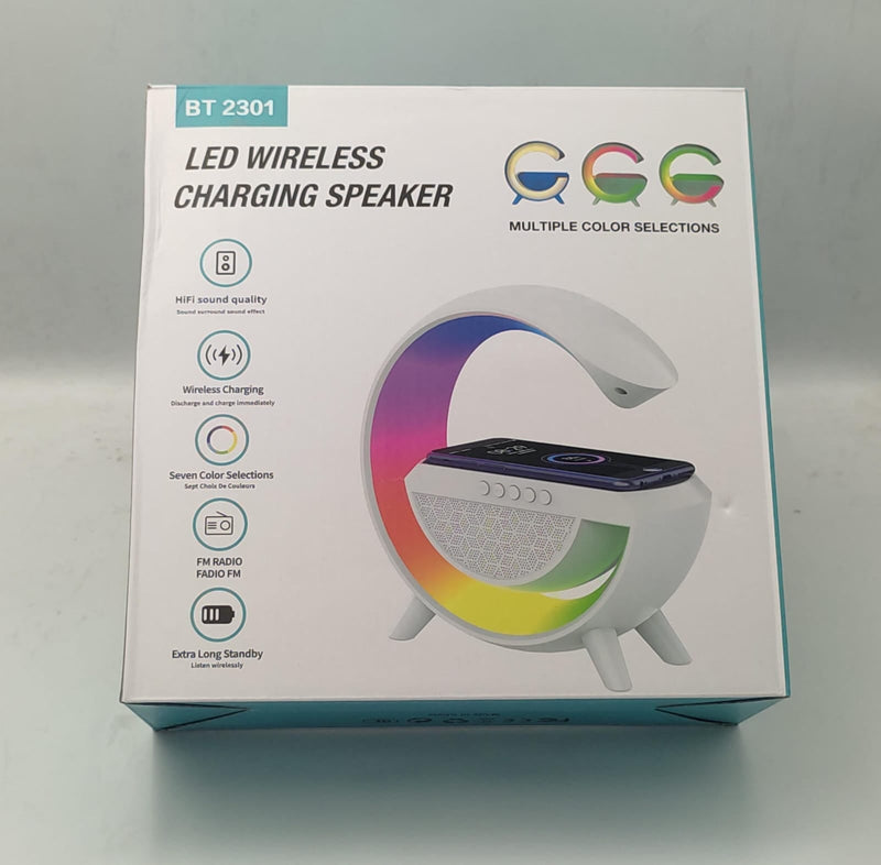 Led Wireless Charger Speaker Product Description