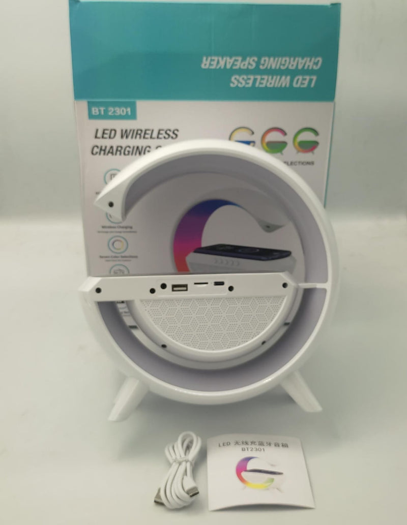 Led Wireless Charger Speaker Product Description