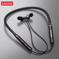Lenovo - Hanging Neckband Wireless Headphones Product Description