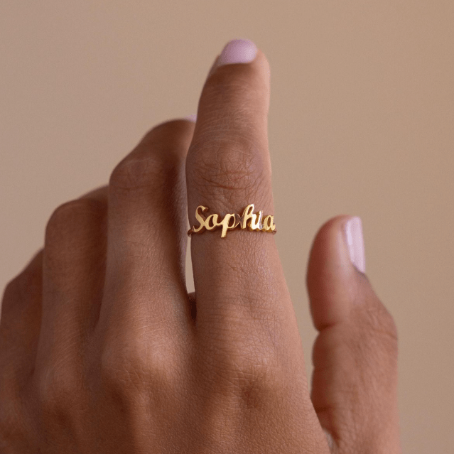 New Custom Name Ring