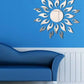 Sun Flame 3D Acrylic Mirror Wall Decoration for Home