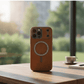 Vintage Leather MagSafe Case for iPhone Product Description